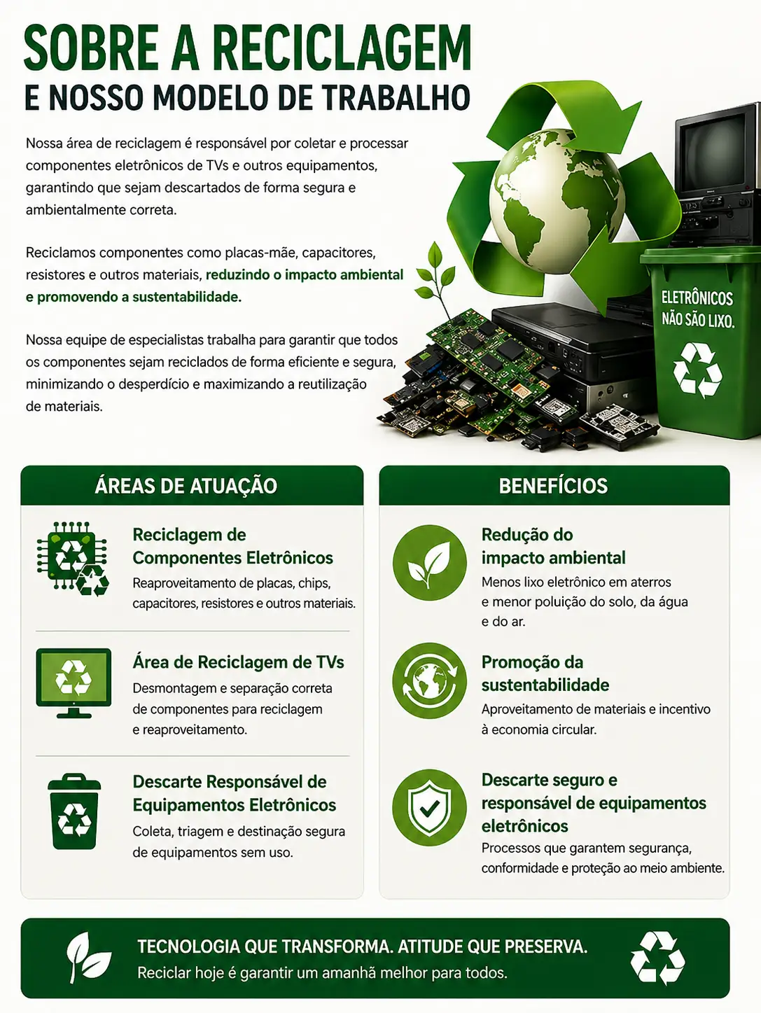 Reciclagem de Equipamentos Eletrônicos
